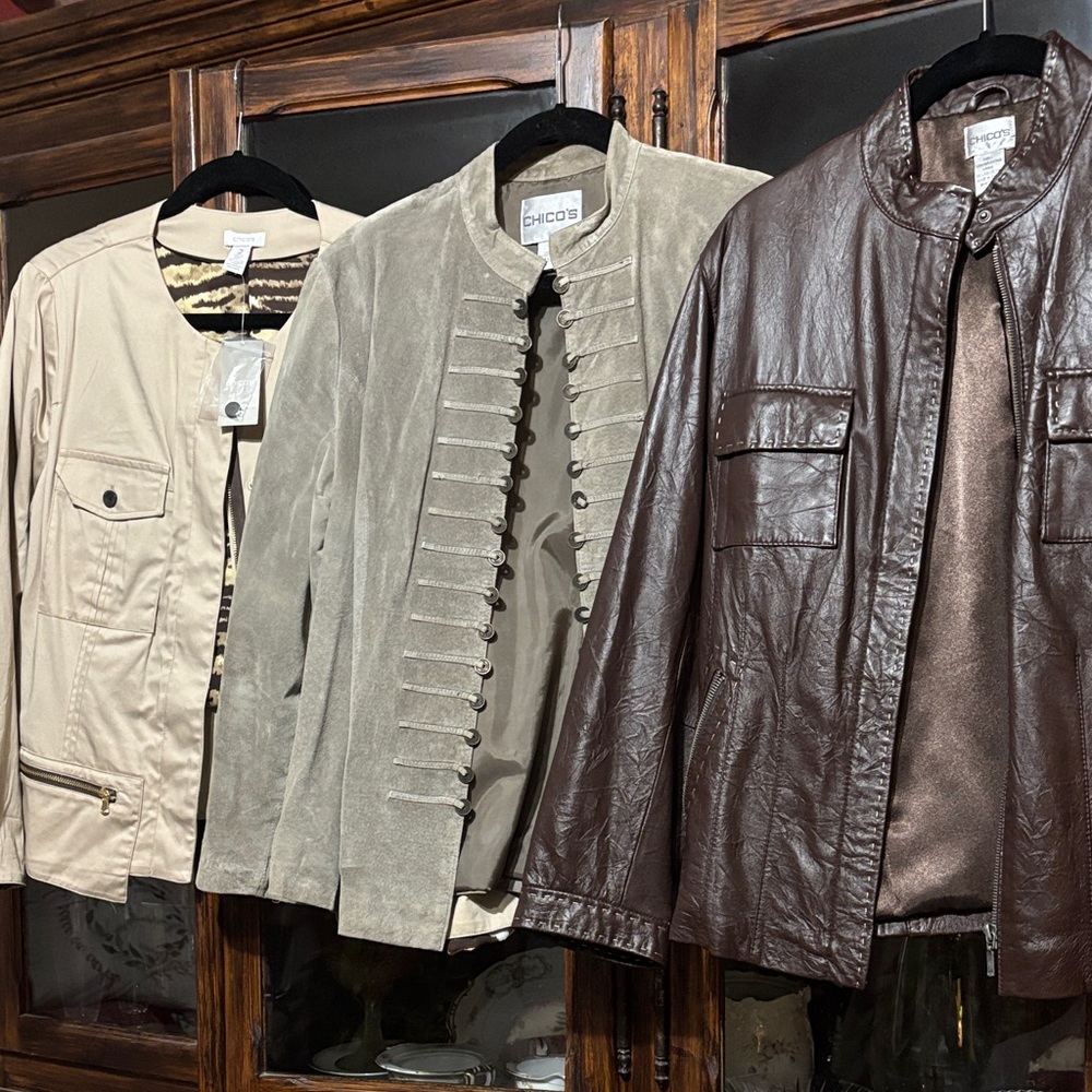 Chico's brand set of 3 blazers